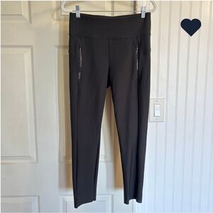 Athleta Black Women's Leggings Stellar Tights High Rise Waisted